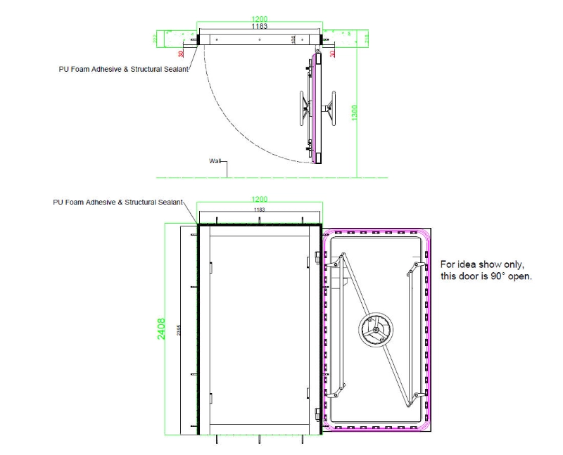 FLOOD GATE drawing